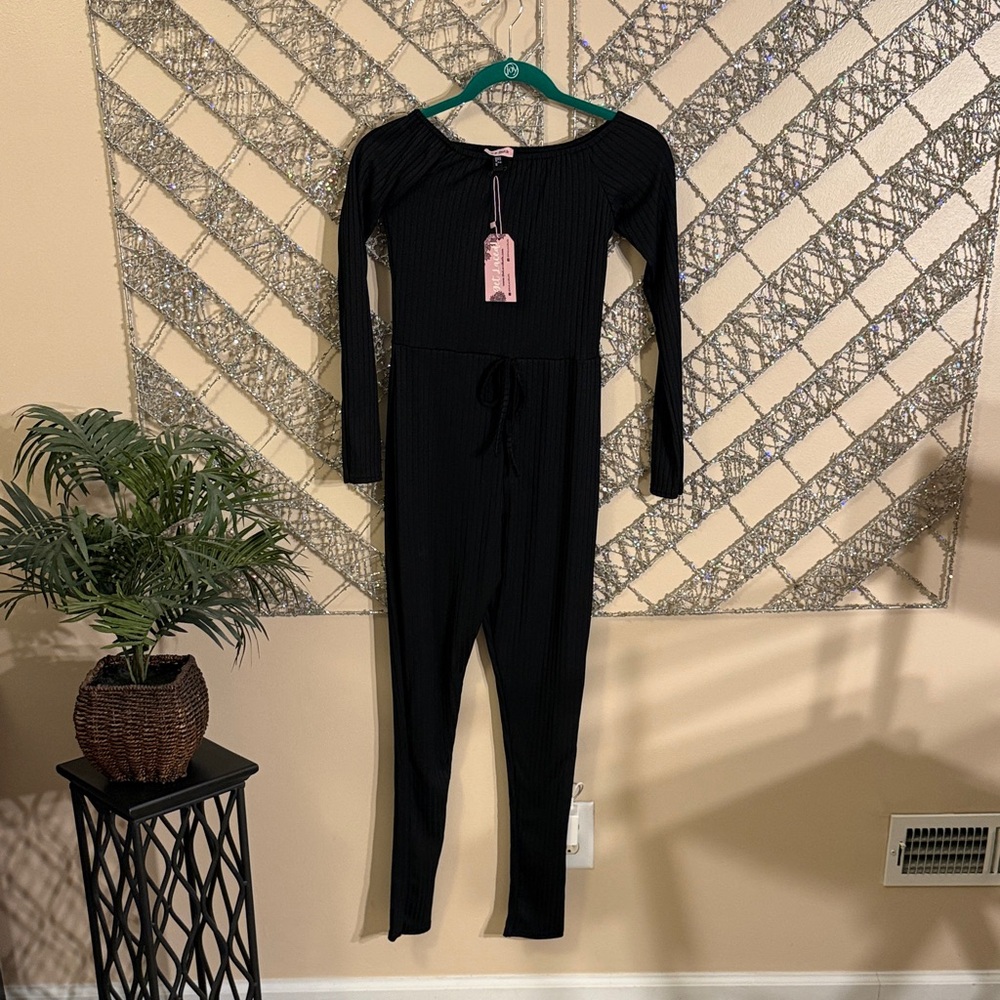 Black Long Sleeve Jumpsuit